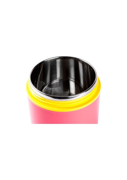 Tedemeı Pembe Sarı Paslanmaz Çelik Yuvarlak Yemek Taşıma Kabı 530ML fırsatları