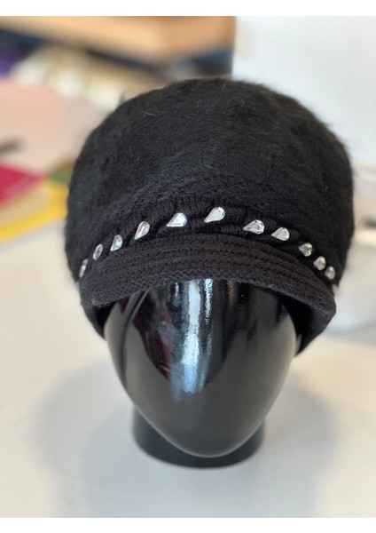 Mamasorbatti Kadın Siperli Yün Şapka