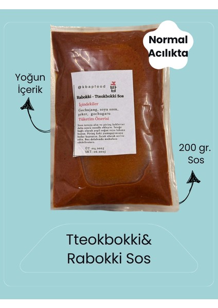 200 Gr. Tteokbokki & Rabokki Sos
