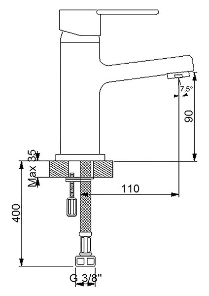 Domino Lavabo Bataryası Parlak Bakır 971521S fiyatları
