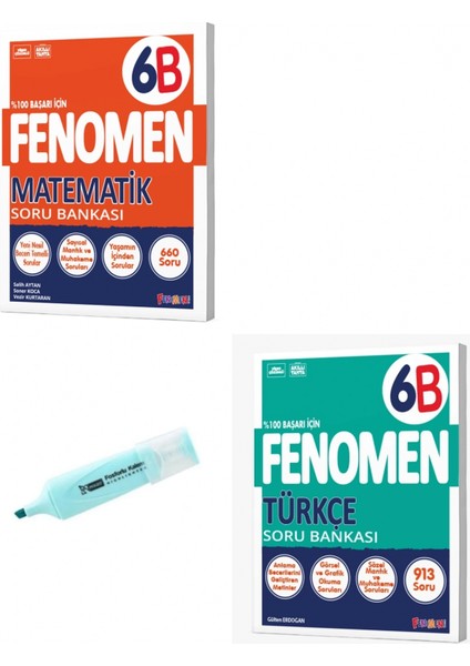 6. Sınıf B Serisi Matematik ve Türkçe Soru Bankası