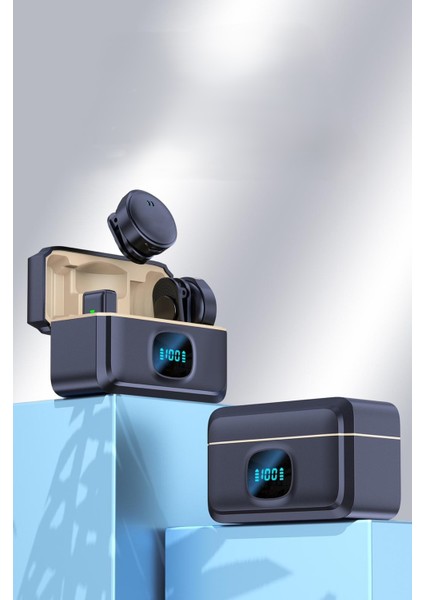 Kablosuz Profesyonel Ikili Yayın Yaka Mikrofonu – Şarj Kutulu | Kıskaç Mıknatıs Tasarım | Uzun Pil Ömrü modelleri