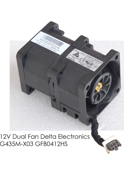 Delta DC12V 1.82A 40X40X56MM Bilgisayar Sunucu Soğutma Fanı