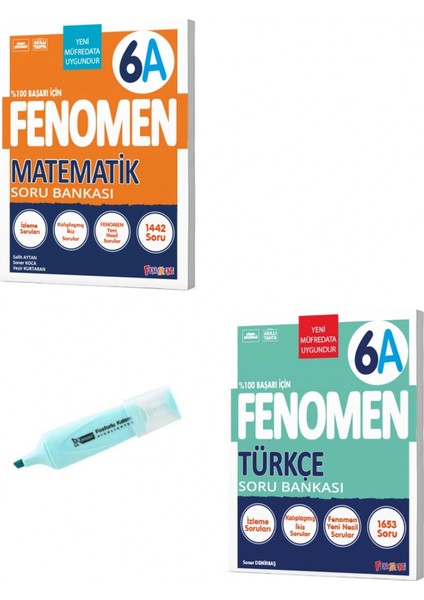 6. Sınıf A Serisi Matematik ve Türkçe Soru Bankası