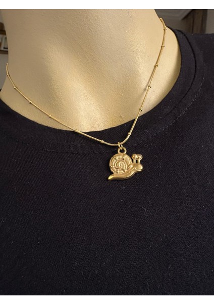 Çelik Gold Sarmal Salyangoz Kolye fiyatları