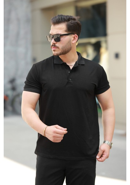 Erkek Kısa Kollu Yakalı Viskon Iki Iplik Erkek Bluz