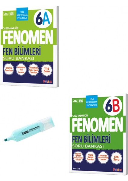 6. Sınıf Fen Bilimleri-A ve Fen Bilimleri-B Soru Bankası