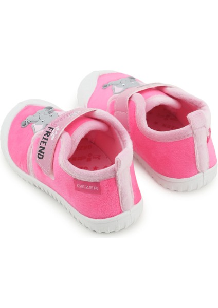 Kız Çocuk Kışlık Tek Cırt Cırtlı Ayarlanabilir Rahat Taban Ev, Bahçe, Okul, Kreş Panduf Ayakka fırsatları