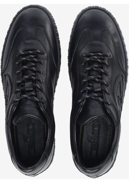 Erkek Siyah Hakiki Deri Sneaker Ayakkabı 5K1SA18485 indirimleri