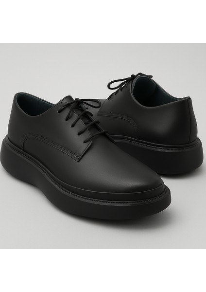 GR0382 Hakiki Deri Eva Yüksek Taban Spor Klasik 40 Numara Bağcıklı Erkek Üst Kalite Ayakkabı modelleri