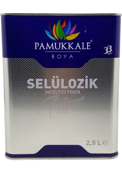 Selülozik Tiner 2.5 Lt