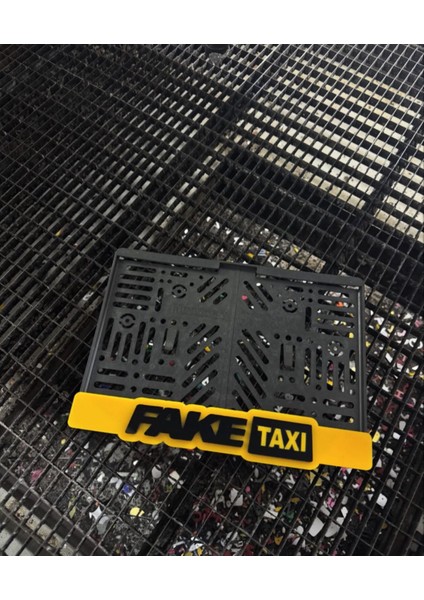 Fake Taxı Motor Pleksi Plakalık
