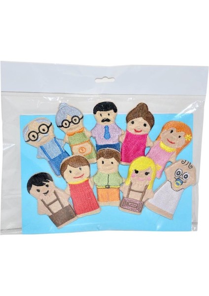 Nessiworld AND-5087 T Insanlar Parmak Kukla Seti 10'lu