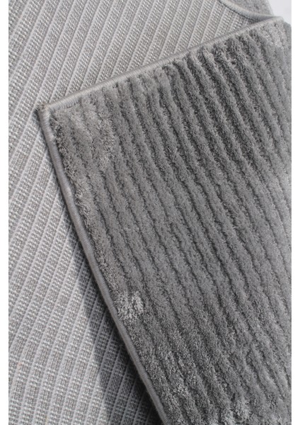 Veron 3603 Gri Yumuşak Dokulu Salon Antre Mutfak Yatak Odası Halı Yolluk