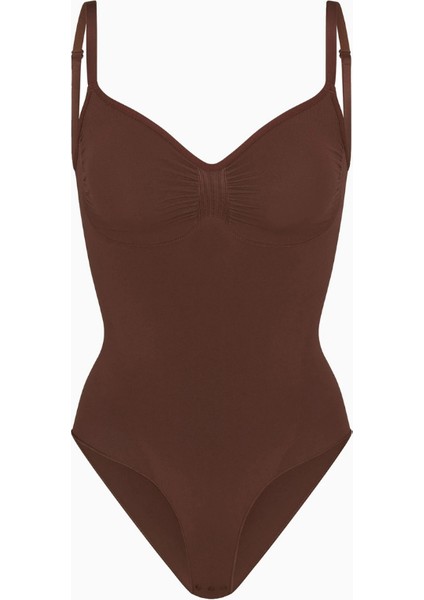 Seamless Sculpt Brief Bodysuit, Dikişsiz, Şekillendirici ve Konforlu Kadın Body