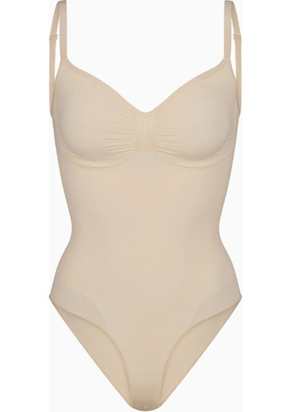 Seamless Sculpt Brief Bodysuit, Dikişsiz, Şekillendirici ve Konforlu Kadın Body