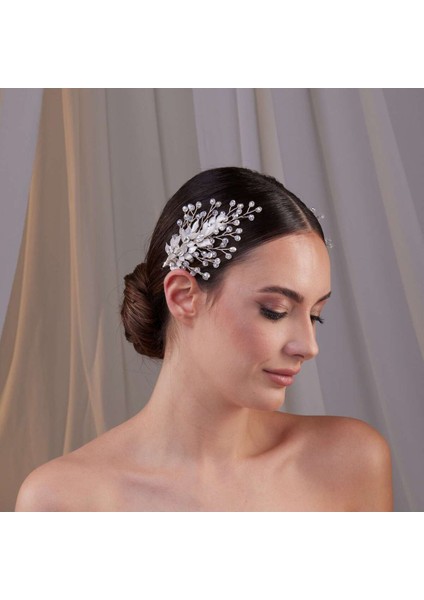 Kristal Boncuklu Gelin Saç Aksesuarı – Çift Taraflı Zarif Tasarım, 2'li Paket fiyatları