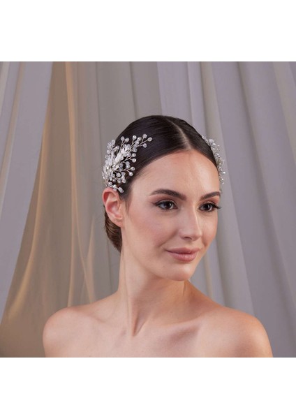 Kristal Boncuklu Gelin Saç Aksesuarı – Çift Taraflı Zarif Tasarım, 2'li Paket modelleri