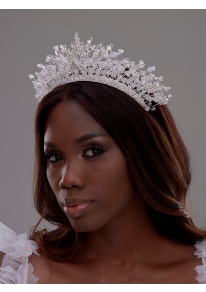 Kristal Taşlı Taç – Işıltılı ve Zarif Davet Aksesuarı fiyatları