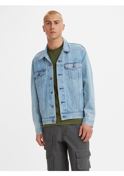The Trucker Lıght Stonewash Erkek Ceket