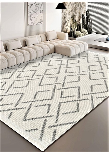 Veron 3609 Krem Yumuşak Dokulu Salon Antre Mutfak Yatak Odası Halı Yolluk fiyatları