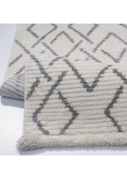 Veron 3609 Krem Yumuşak Dokulu Salon Antre Mutfak Yatak Odası Halı Yolluk