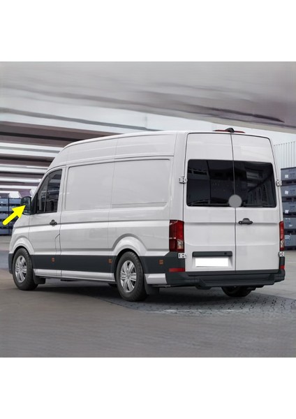 Vw Crafter 2017-2025 Sol Üst Dikiz Ayna Camı Elektrikli 7C0857521G