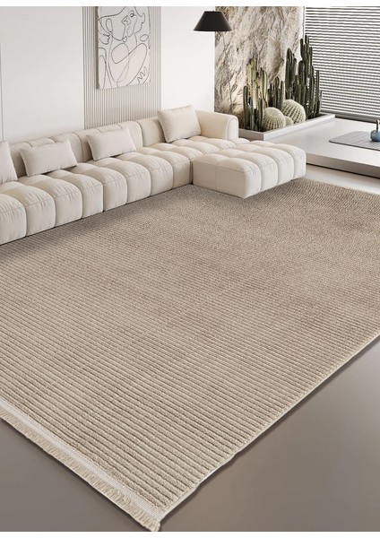 Veron 3602 Kahve Yumuşak Dokulu Salon Antre Mutfak Yatak Odası Halı Yolluk