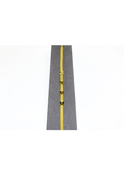 14 Ayar Altın Bileklik Piramit Model modelleri