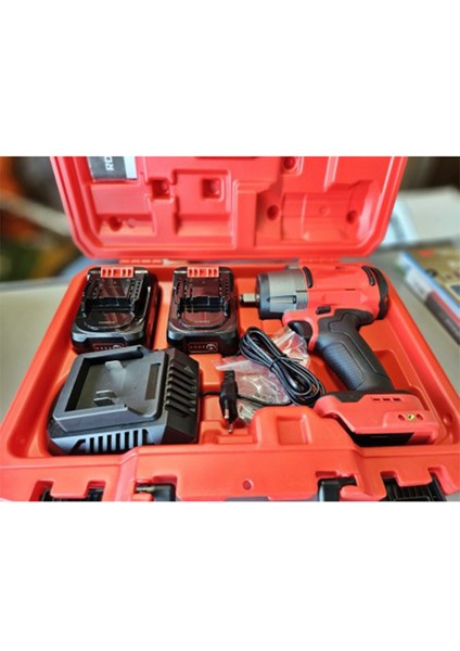 Şarjlı Çift Akülü Darbeli Somun Sıkma 3/4 Sökme Tabanca 1980 Nm Tork Teker Bijon 2300 Bpm 18 Volt fırsatları