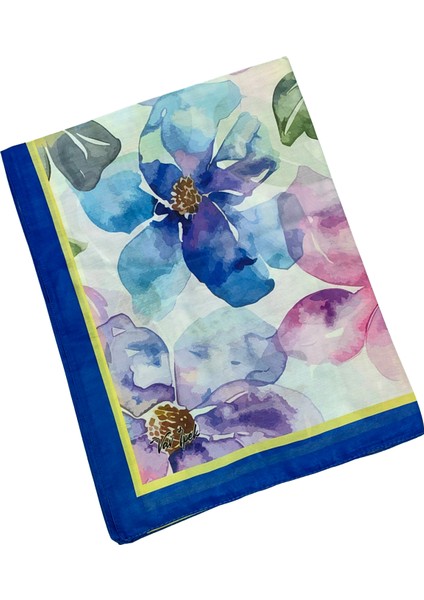 Vav Ipek Soft Pamuk Şal 75X190 cm - Çiçek Desenli fiyatları