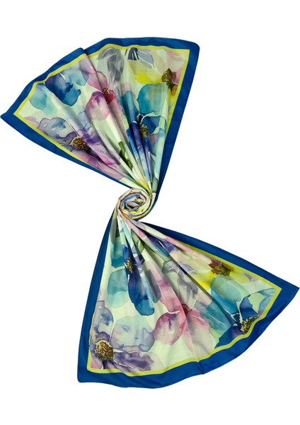 Vav Ipek Soft Pamuk Şal 75X190 cm - Çiçek Desenli modelleri