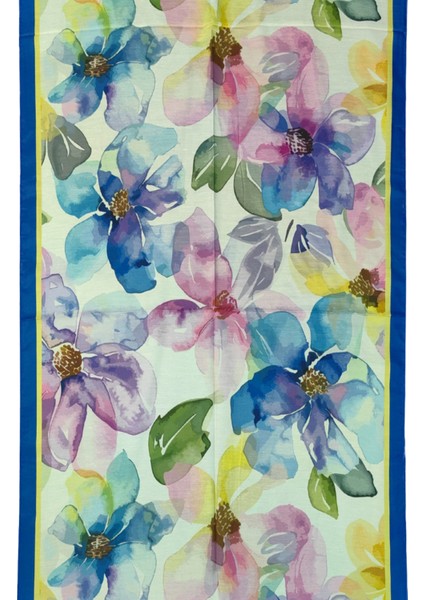 Vav Ipek Soft Pamuk Şal 75X190 cm - Çiçek Desenli fırsatları