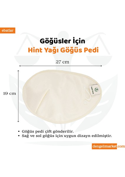 Göğüsler Için Hint Yağı Göğüs Pedi