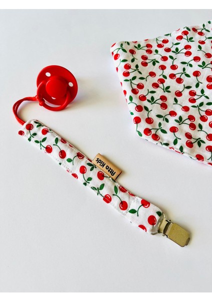 Metal Aparatlı Kiraz Detaylı Emzik Askı fiyatları