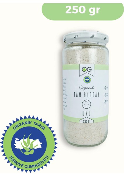 Og Natural Organik Tam Buğday Unu (250 Gr)