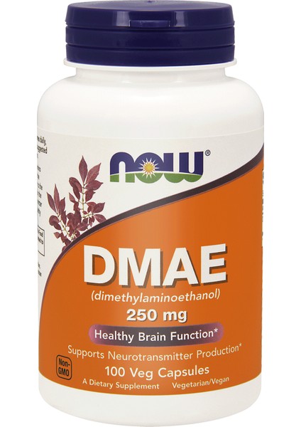 Dmae 250 Mg Healthy Brain Function Skin Vitamin Dimethylaminoethanol Zihin Cilt Booster
