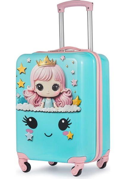 Ultra Light Su Yeşili Kız Çocuk Valizi BLK06 01 fiyatları