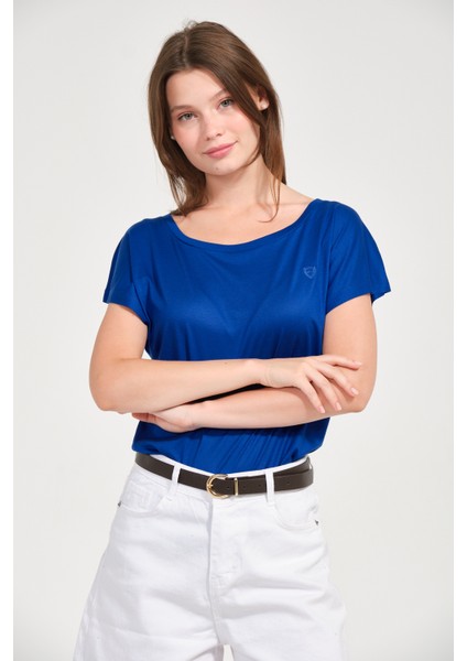 Kadın Regular Fit Tencel Basic Tişört modelleri