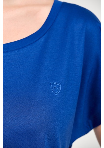 Kadın Regular Fit Tencel Basic Tişört