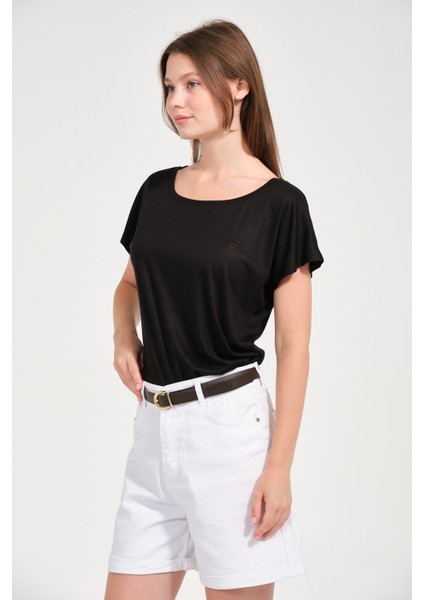 Kadın Regular Fit Tencel Basic Tişört fiyatları