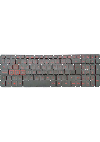 Acer Aspire Nitro 5 AN515-52 Klavye Işıklı Kırmızı Tuş