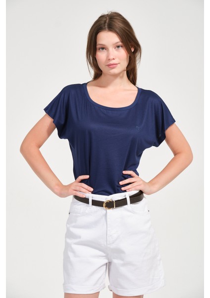 Kadın Regular Fit Tencel Basic Tişört fiyatları