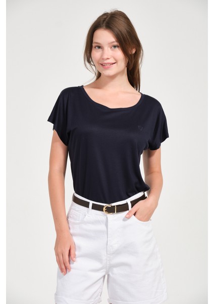 Kadın Regular Fit Tencel Basic Tişört fiyatları