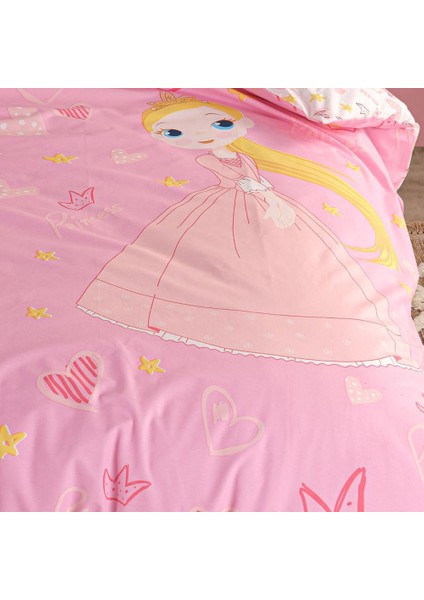 Prenses Pembe - Poplin Studio Tek Kişilik Nevresim Takımı modelleri