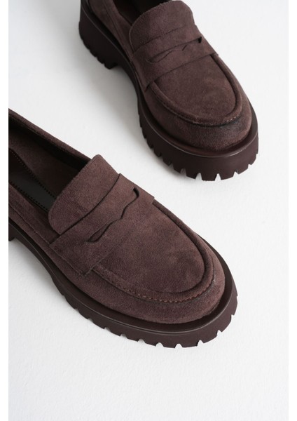 Noir Kadın Günlük Süet Acı Kahve Ayakkabı indirimleri