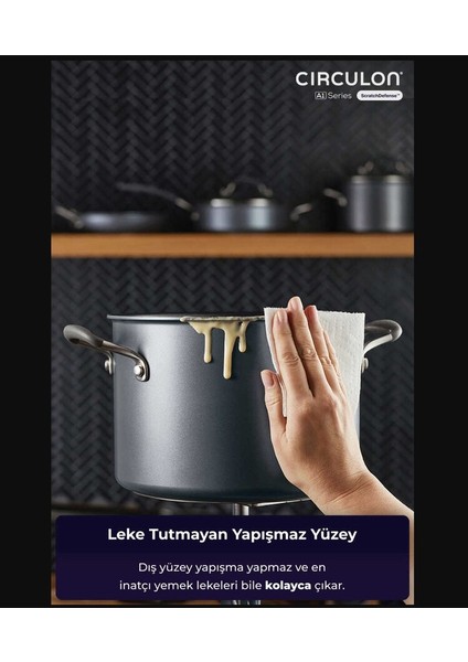 Cam Kapaklı Xl Derin Tencere 24 cm fırsatları