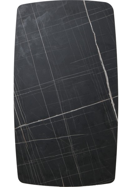 80X140 Siyah-Ceviz Salon ve Mutfak Masası Viktoria Model