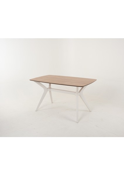 80 x 140 Mutfak Masası Ceviz-Krem Mdf Salon ve Mutfak Masası Viktoria Model indirimleri