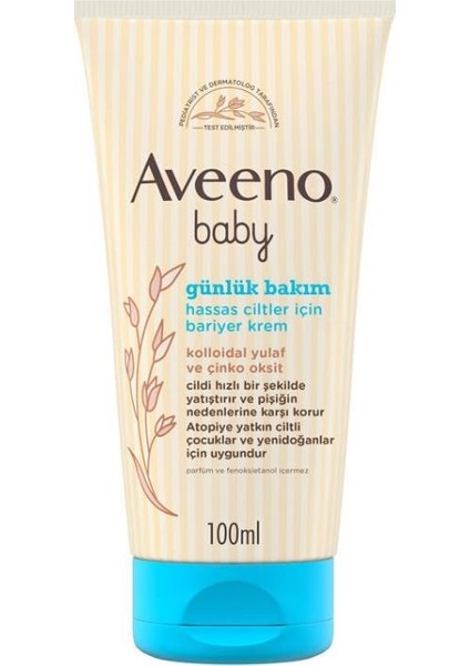 Aveeno Baby Hassas Ciltler Için Bariyer Krem 100 ml